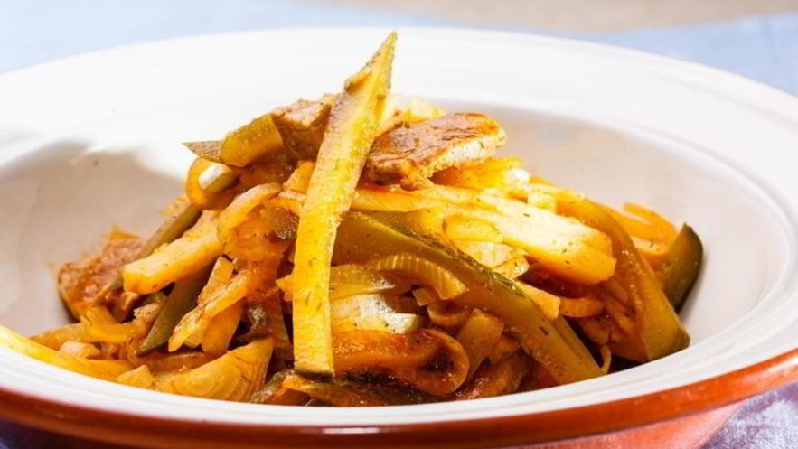 Рецепт мясного азу с картофелем