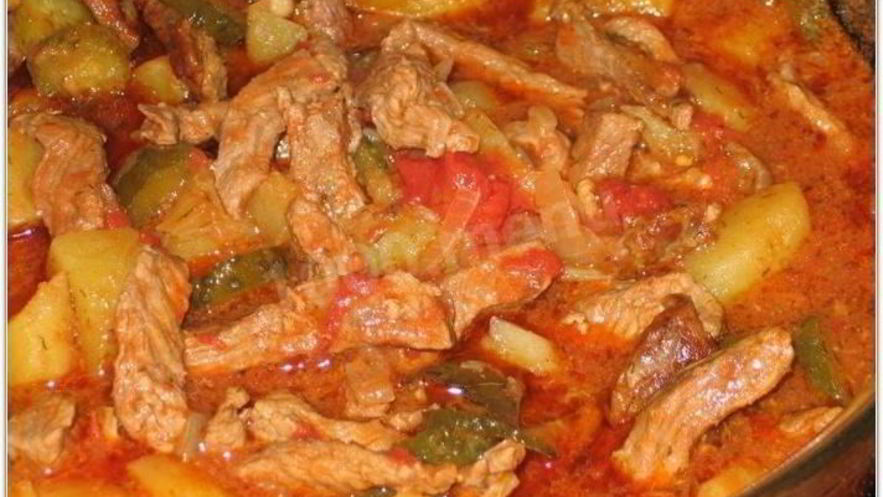 Рецепт острого азу по-татарски