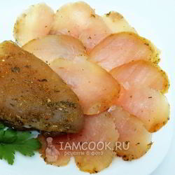 Рецепт Бастурмы из куриной грудки