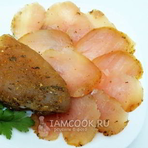 Рецепт Бастурмы из куриной грудки