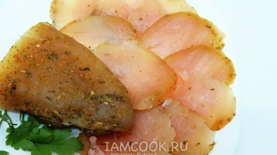 Рецепт бастурмы из куриной грудки