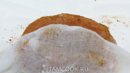 Рецепт бастурмы из куриной грудки