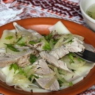 Рецепт Башкирского бешбармака