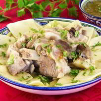 Бешбармак из баранины по-казахски