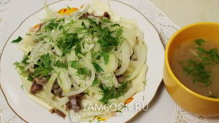 Рецепт бешбармака из баранины