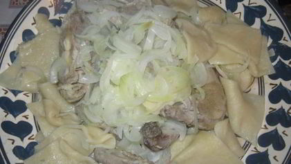 Рецепт Бешбармака из гуся