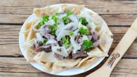 Рецепт бешбармака классического