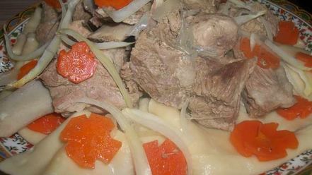 Рецепт казахского бешбармака