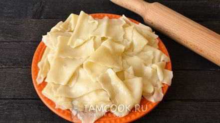 Рецепт лапши для бешбармака