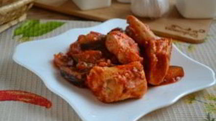 Рецепт чахохбили с баклажанами