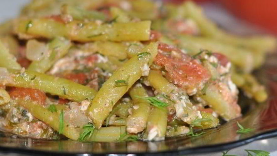 Рецепт чахохбили с фасолью