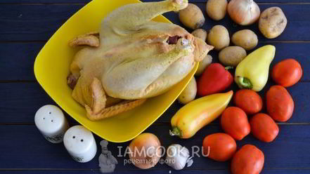 Рецепт чахохбили с картошкой в духовке