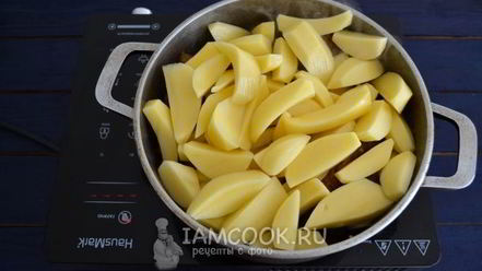 Рецепт чахохбили с картошкой в духовке