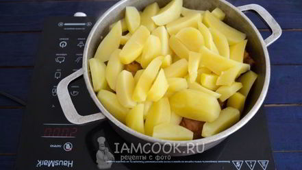 Рецепт чахохбили с картошкой в духовке