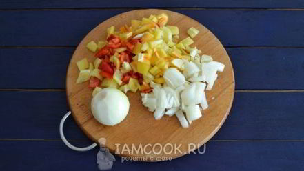 Рецепт чахохбили с картошкой в духовке