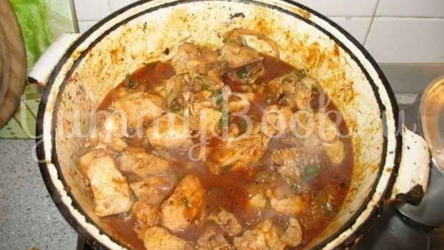 Рецепт чахохбили с куриной грудки