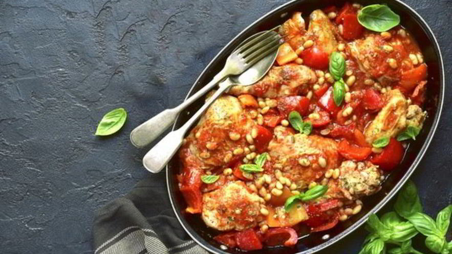 Рецепт чахохбили с курицей и болгарским перцем