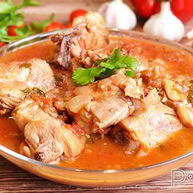 Рецепт Чахохбили с орехами и вином