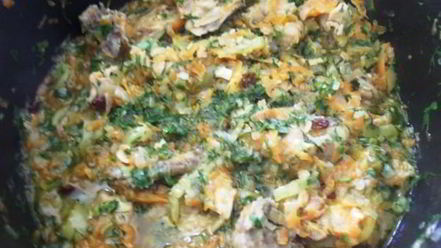 Рецепт чахохбили с овощами