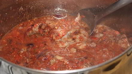 Рецепт чахохбили с помидорами