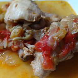 Рецепт Чахохбили со сливами