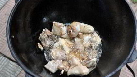 Рецепт чахохбили в казане