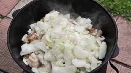 Рецепт чахохбили в казане