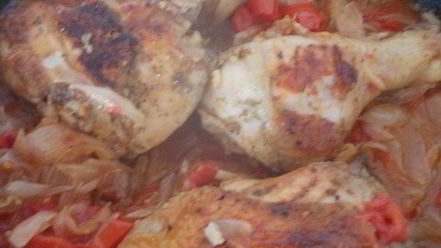 Рецепт курицы по мотивам чахохбили