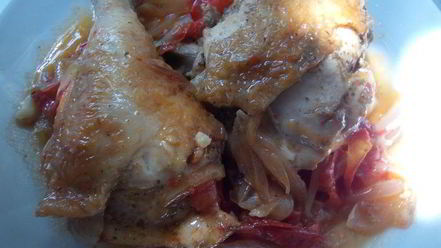 Рецепт курицы по мотивам чахохбили