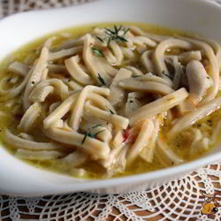 Рецепт Домашней лапши с курицей