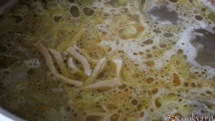 Рецепт домашней лапши с курицей