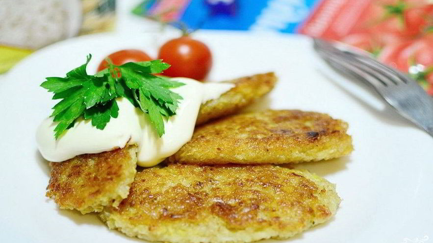 Рецепт диетических картофельных драников