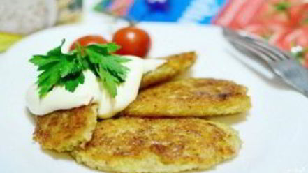 Рецепт диетических картофельных драников