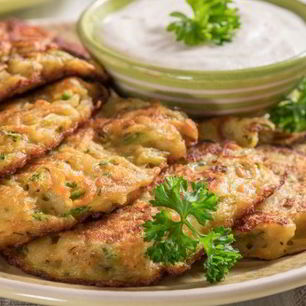 Рецепт Драников из кабачков и картофеля