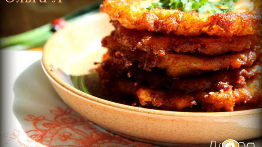 Рецепт драников с чесноком