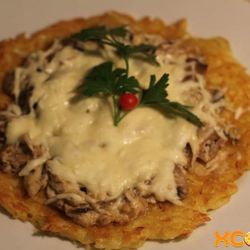 Рецепт Драников с грибами