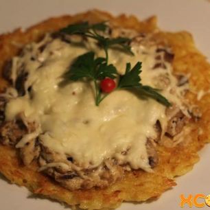 Рецепт Драников с грибами