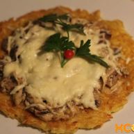 Рецепт Драников с грибами