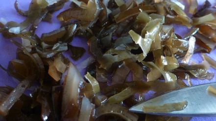 Рецепт драников с морской капустой