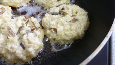 Рецепт драников с морской капустой