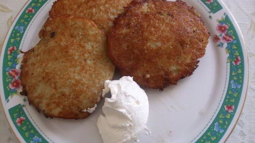 Рецепт драников с мясным фаршем