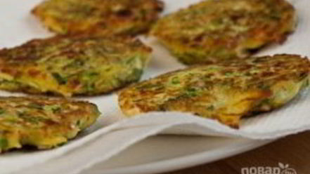Рецепт драников с сыром и зеленым луком