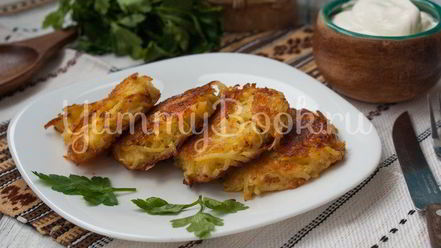 Рецепт драников с сыром в духовке