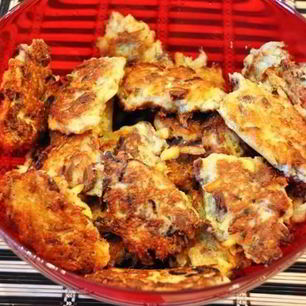 Рецепт Драников с телятиной и твердым сыром