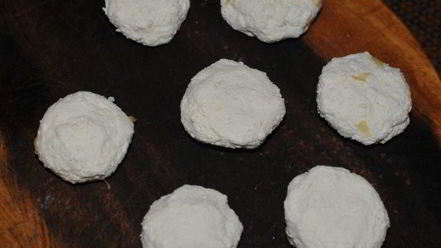 Рецепт драников с творожными шариками