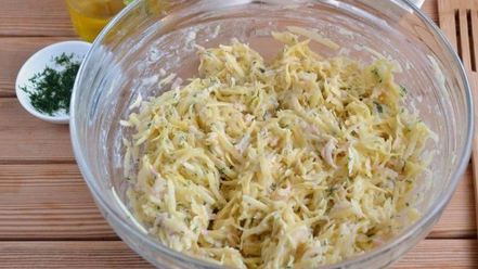 Рецепт драников с ветчиной