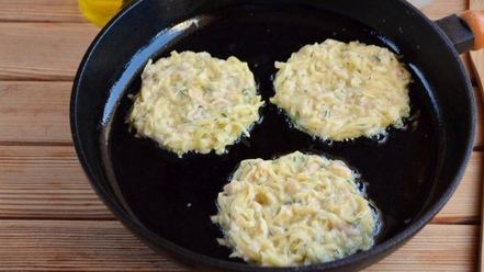 Рецепт драников с ветчиной