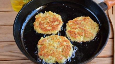 Рецепт драников с ветчиной