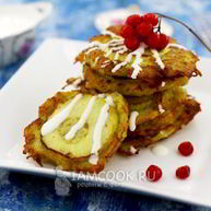 Рецепт Драников с яблоком