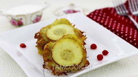 Рецепт драников с яблоком